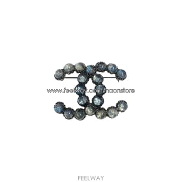 샤넬 A97795 문스톤 메탈 CC로고 브로치H00436