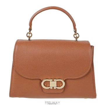 26 FW 페라가모 더블 간치니 스몰 탑 핸들 백 002 795695