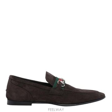 26FW 구찌 코모 홀스빗 스웨이드 로퍼 874936 AAG9O2052 TESTA DI MORO