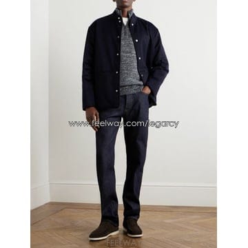 ★파격할인 Loro piana 로로 피아나 네이비 캐시미어 자켓 새상품 M