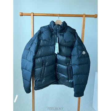 몽클레어마야 MAYA 블랙 후드 쇼트 다운 L2 091 1A00138 597YX 999