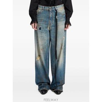 26FW 앤 드뮐미스터 스트레이트 팬츠 B0014543 FA787 053 BLUE