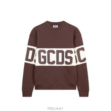 26FW 지씨디에스 니트웨어 Z0MLQE139F004 BLKRE BROWN WHITE