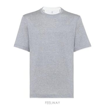 26FW 브루넬로 쿠치넬리 탑 MH8367427 CNZ17 GREY
