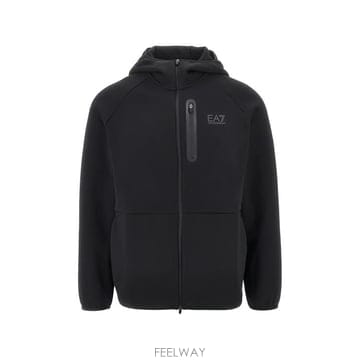 26FW 엠포리오 아르마니 후드 티셔츠 7M002517 AF20845UC001 BLACK