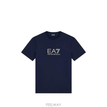 26FW 엠포리오 아르마니 반팔 티셔츠 7M002095 AF27714UB102 NAVY