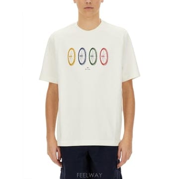 25 S/S 폴 스미스 BIKE TYRES 티셔츠 M2R-965X-P B0041555371
