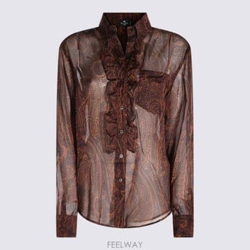 26FW 에트로 셔츠 WRIA0118 99SA124X0865 STAMPA F DO BORDEAUX