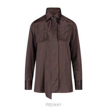 26FW 키톤 셔츠 D48407K0586I 01 BROWN