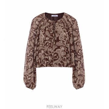 26 F/W ELEH 페이슬리 프린트 캐시미어 0289/MARRONE B0012333524