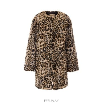 26 F/W 마이클 코어스 레오파드 페이크 퍼 코트 MF620M9LF B0012333551