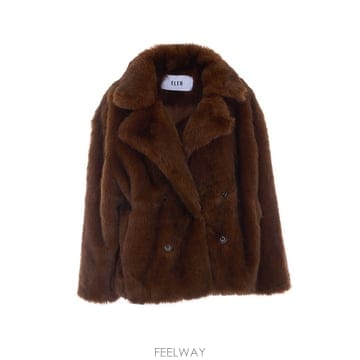 26 F/W ELEH 페이크 퍼 자켓 0125/MARRONE B0012333554