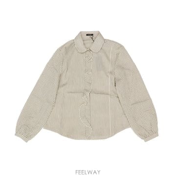 26 F/W 알13 SHRUNKEN RUFFLE 셔츠 R13WR757 B0742328189