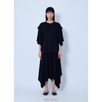 26 S/S 요지 야마모토 드레이프 손수건 스커트 FW-T65-084 B0112327717