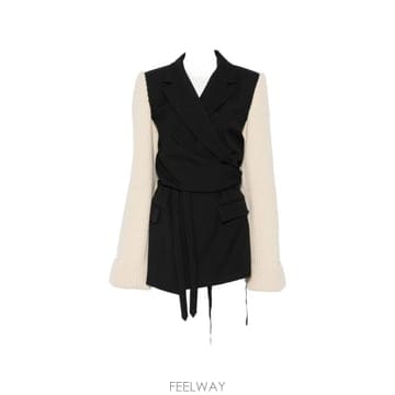 Dries Van Noten 26FW �帮�� �� ��ư ��Ʈ ���� 010426 4265900 BLACK26FW �帮�� �� ��ư ��Ʈ ���� 010426 4265900 BLACK