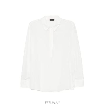 26FW 엠포리오 아르마니 셔츠 EW005414 TE21123U0006 WHITE