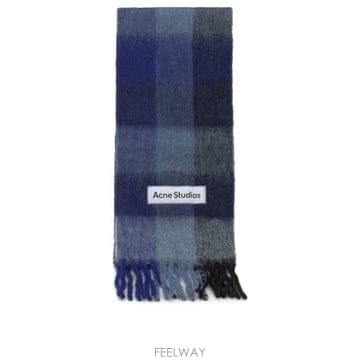 Acne 26FW ��ũ�� ��Ʃ��� ����� üũ ���÷� CA0084DUB Blue26FW ��ũ�� ��Ʃ��� ����� üũ ���÷� CA0084DUB Blue