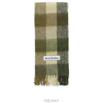 Acne 26FW ��ũ�� ��Ʃ��� ����� üũ ���÷� CA0084DXY Green26FW ��ũ�� ��Ʃ��� ����� üũ ���÷� CA0084DXY Gree