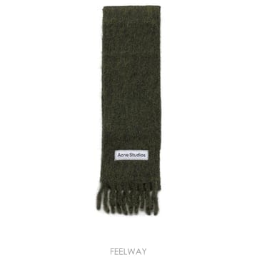 Acne 26FW ��ũ�� ��Ʃ��� ���÷� ��ī�� CA0443AAY Green26FW ��ũ�� ��Ʃ��� ���÷� ��ī�� CA0443AAY Green