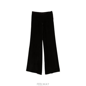 포르테 포르테 벨벳 트라우저 15356MYPANTSFONDANT B0712334286