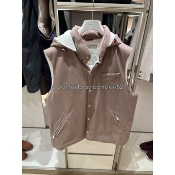[AW25] BRUNELLO CUCCINELLI 쿠치넬리 캐시미어 패당 베스트