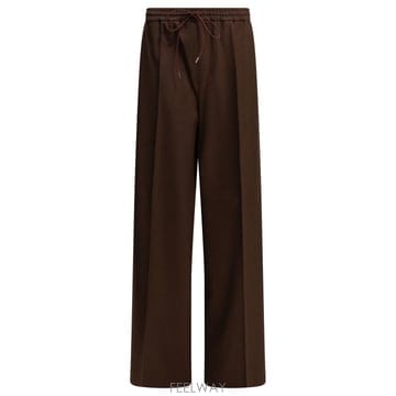 26FW 막스마라 스트레이트 팬츠 2621136183600MXSSLALOM058 Bordeaux