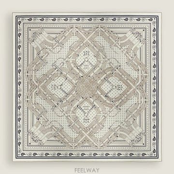 에르메스 Mors A Jouets Bandana 모스 어 주엣 반다나140 까레 실크 캐시미어 블랑 블루마린