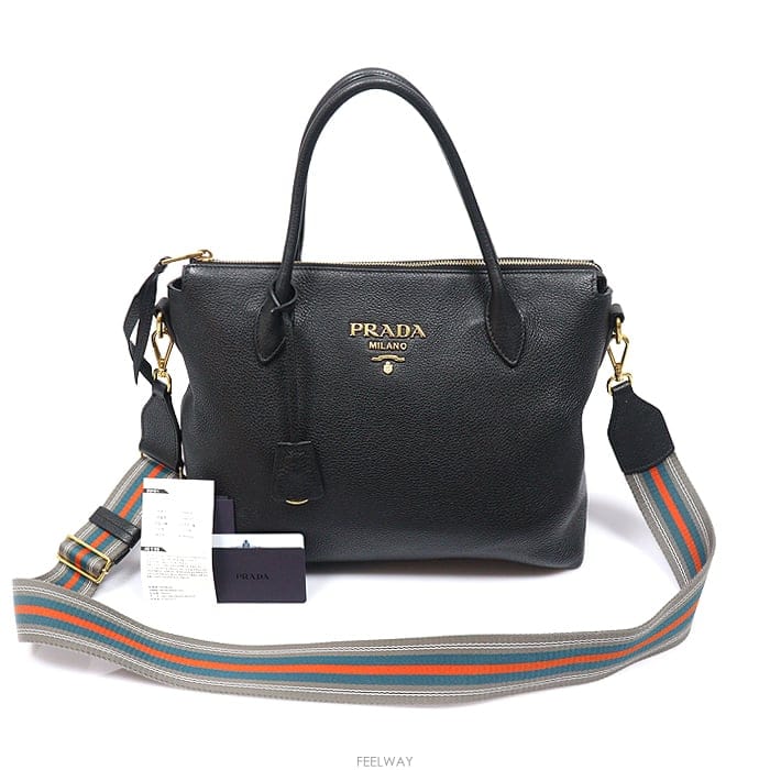 PRADA Prada(�����) 1BA157 ���� ���ڷ� ���̳� ���͸� �ΰ� 2WAYPrada(�����) 1BA157 ���� ���ڷ� ���̳� ���͸� �ΰ� 2W