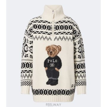 26 FW 폴로 랄프로렌 Polo Bear 울 캐시미어 스웨터 TP581852094