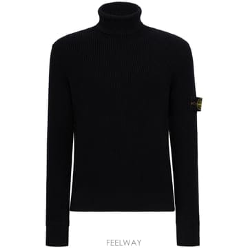 26 FW 스톤아일랜드 남성 로고 코튼 터틀넥 스웨터 84I 3FL036 TP725700631