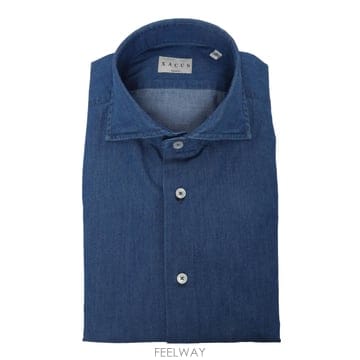 24SS 자쿠스 블루 코튼 셔츠 721ML11296002 TP581857500