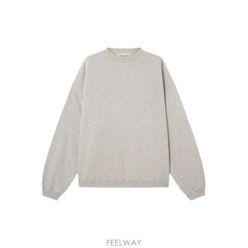26FW 골든 Goose Grey 스웨트 셔츠 with Red 로고 GUP02711P0263760513 TP