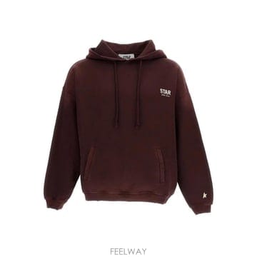 26FW 골든 Goose 오버사이즈 Wine 스웨트 셔츠 GUP02712P0241440233 TP581858
