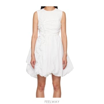 24FW 세실리에반센 여성 드레스 324RTW10010OLIVIADRESSWHITE TP581857782