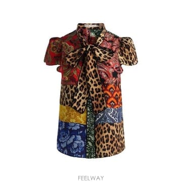 Alice & Olivia �׶�����Ÿ �ؿ� �ٸ����ؿø���� ���� JEANNIE PRINTED SILK ���� CC608P60005A948�׶�����Ÿ �ؿ� �ٸ����ؿø���� ���� JEANNIE PRINTED 