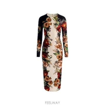 Alice & Olivia �׶�����Ÿ �ؿ� �ٸ����ؿø���� ���� DELORA PRINTED MIDI DRESS CC608P20551AA�׶�����Ÿ �ؿ� �ٸ����ؿø���� ���� DELORA PRINTED M