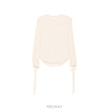 Alberta Ferretti �׶�����Ÿ �ؿ� �˺���Ÿ�䷹Ƽ ���� CREPE DE CHINE BLOUSE 020451170008�׶�����Ÿ �ؿ� �˺���Ÿ�䷹Ƽ ���� CREPE DE CHINE BLO
