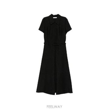 FENDI �׶�����Ÿ �ؿ� ��� ���� BOUCLE WOOL MIDI DRESS FDD644B1U1F0QA1�׶�����Ÿ �ؿ� ��� ���� BOUCLE WOOL MIDI DRESS FDD64
