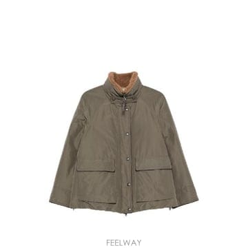 그란데비타 해외 브루넬로 쿠치넬리 여성 NYLON SHORT DOWN 자켓 MH5253658C038