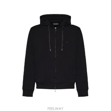 Armani �׶�����Ÿ �ؿ� ���������Ƹ����� ���� LOGO COTTON HOODIE EM004538AF10013UC001�׶�����Ÿ �ؿ� ���������Ƹ����� ���� LOGO COTTON HOOD