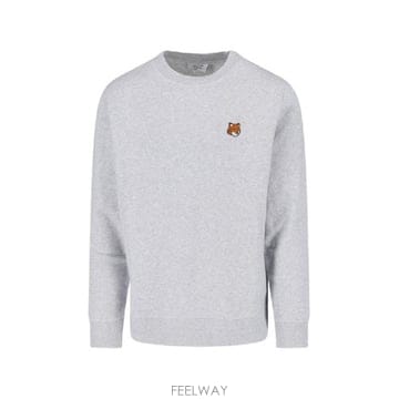 Maison Kitsune �׶�����Ÿ �ؿ� ����Ű���� ���� FOX HEAD CCOTTON CREWNECK SWEAT���� PM00303K�׶�����Ÿ �ؿ� ����Ű���� ���� FOX HEAD CCOTTON CREWN