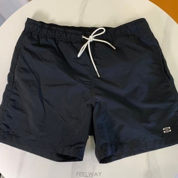 셀린느 나일론 트리옹프 스윔 쇼츠 블랙