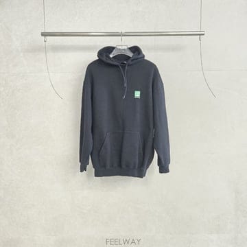 발렌시아가 BB 로고 블랙 후드 티셔츠 XS 570811