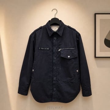 자딕앤볼테르 TROY POCKET 양털 안감 밀리터리 셔츠 자켓 M/L 사이즈