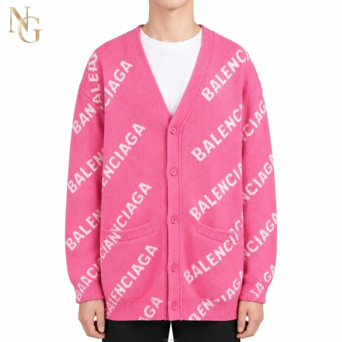Balenciaga [��ǰ/�������] �߷��þư� Ǯ���� ��Ƽ�ΰ� ��Ʈ ����� ��ũ L / 100~105[��ǰ/�������] �߷��þư� Ǯ���� ��Ƽ�ΰ� ��Ʈ �����