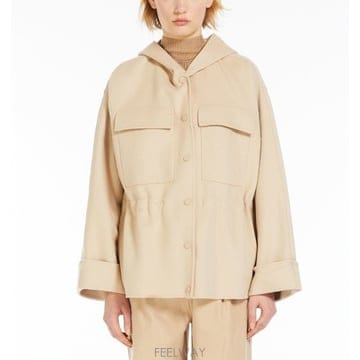 MAX MARA 막스마라 위켄드 RANGO 버진 울 코트 031 샌드