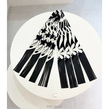 [유엠럭셔리]에르메스 Bouquet Final Leather Fringe 가죽 프린지 트윌리