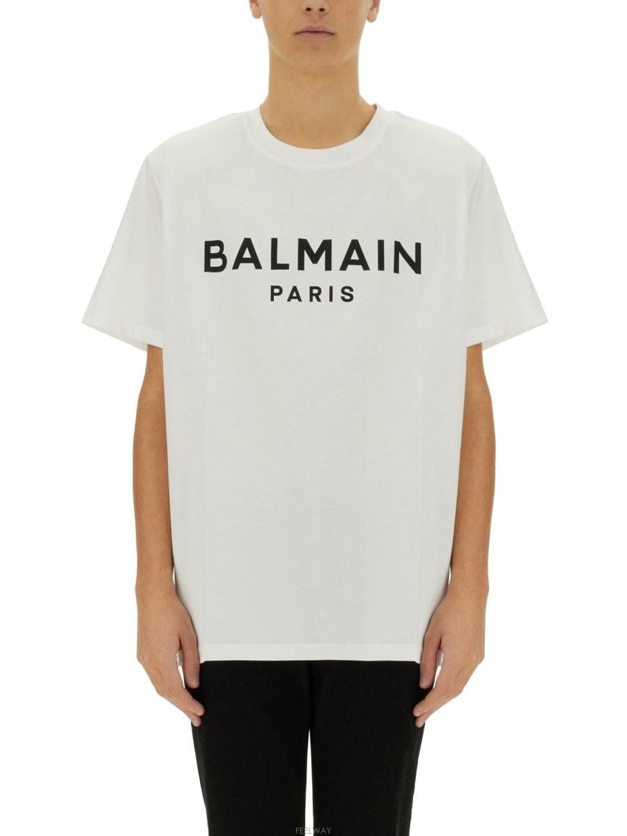 Balmain 25 S/S �߸� Ƽ���� WITH �ΰ� EH1EG010BB73_GAB B004154197725 S/S �߸� Ƽ���� WITH �ΰ� EH1EG010BB73_GAB B0041541