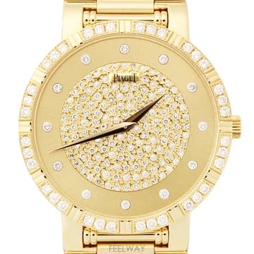 [폴스두잉] PIAGET 피아제 댄서 다이아세팅 옐로골드18K 32mm 신형 시계