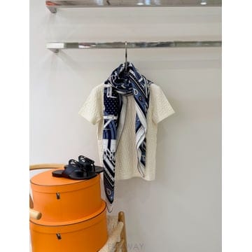 [유엠럭셔리]에르메스 반다나 숄 캐시미어 스카프 140cm